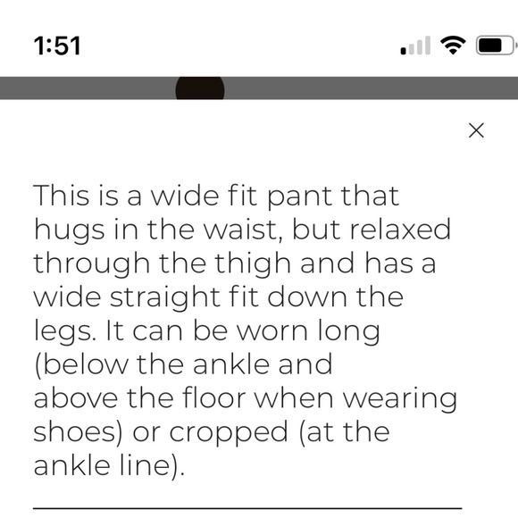 Ninepine, Size Small, inseam 30", Asana Black Wide Leg Pants - Picture 7 of 10